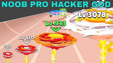 Spinner Up |NOOB VS PRO VS HACKER VS GOD  @playgame24dia