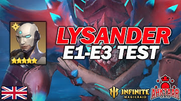 HUGE DMG INCREASE with E3 LYSANDER in Wuthering Coast  [Infinite Magicraid]