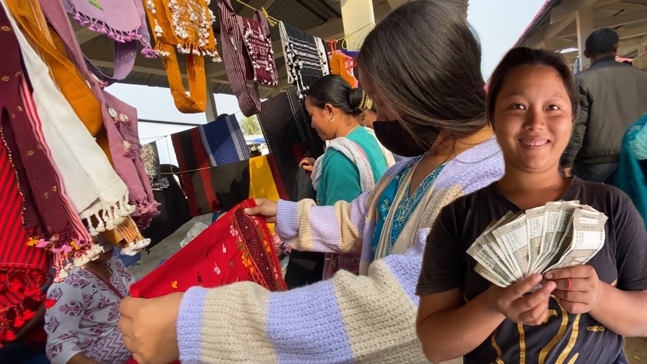 Jengkha market pekok kenap pi dun puja aphan @mongalsingfamily 