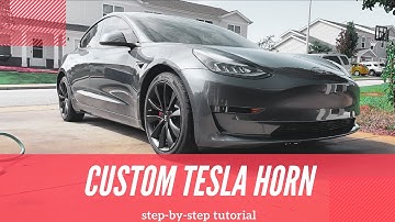 How to CUSTOMIZE your Tesla Model Y/3 Horn!!