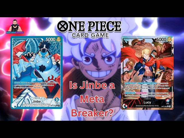 Is Jinbe a Meta Breaker?! | OP 14 Blue Jinbe vs OP15 Blue/Red Lucy | One  Piece Card Game - YouTube