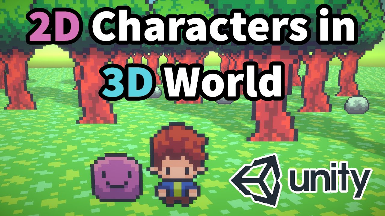 2D Characters in 3D World - Unity Directional Billboarding Tutorial