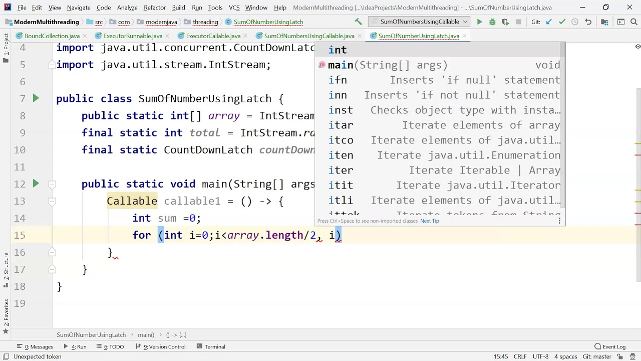 Java Count Down Latch with Example YouTube