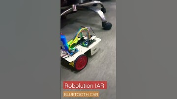 BLUETOOTH ROBOT - ROBOLUTION IAR🤖🤖🤖🤖