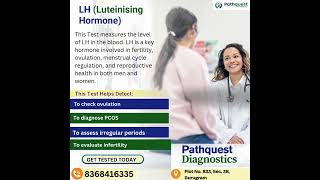 LH Test–Fertility, Ovulation &amp; Hormonal Imbalance Test | Pathquest Diagnostics #pcod #womenshealth
