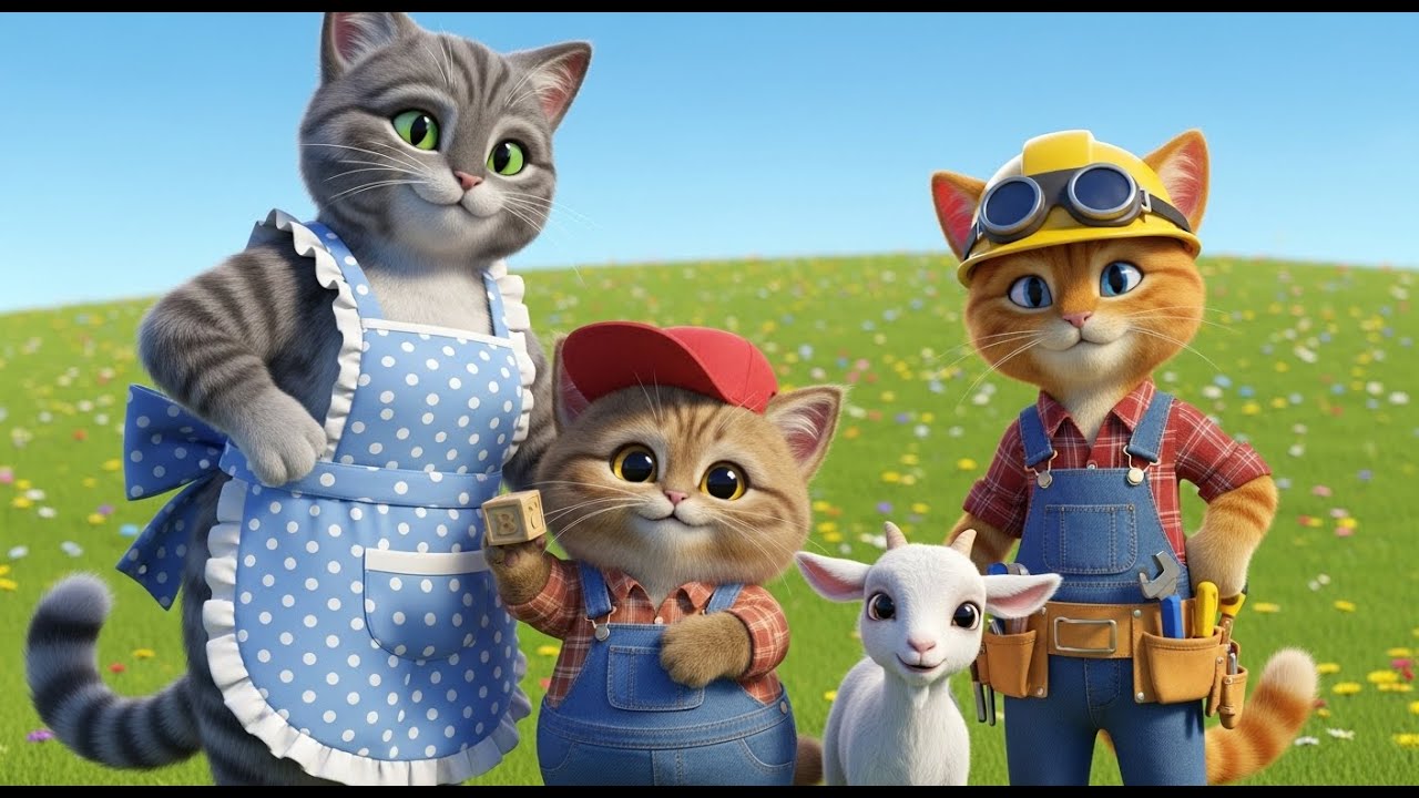 Daily Life with Mama Cat and Goatls: Farm Fun!