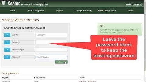 Steps to create additional administrators in Xeams and viewing audit logs.
