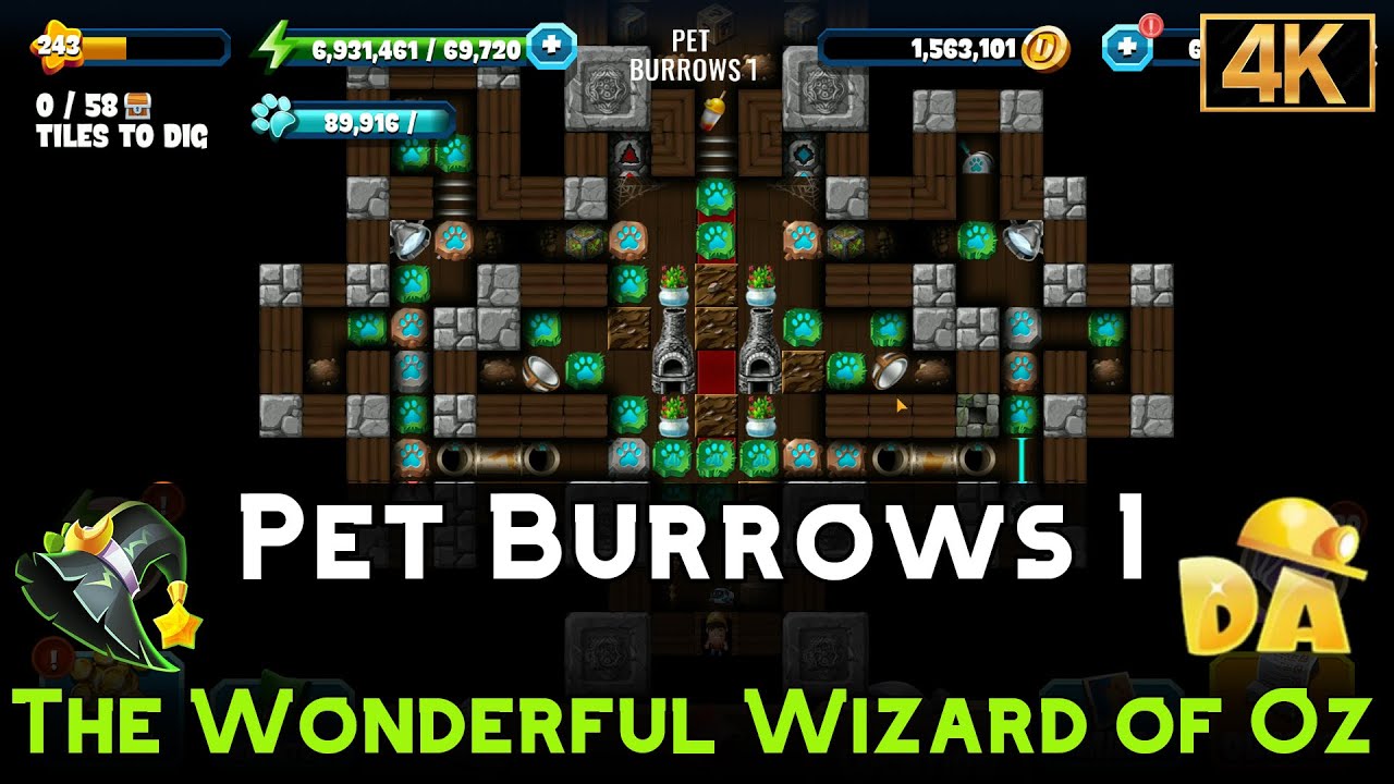 Pet Burrows 1 | The Wonderful Wizard of Oz #7 | Diggy's Adventure - YouTube