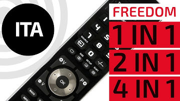 How to program the universal remote control Freedom 1in1 - 2in1 - 4in1