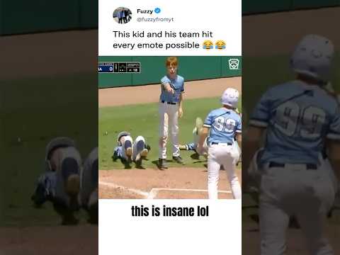 kid hit every celebration after HR 😅