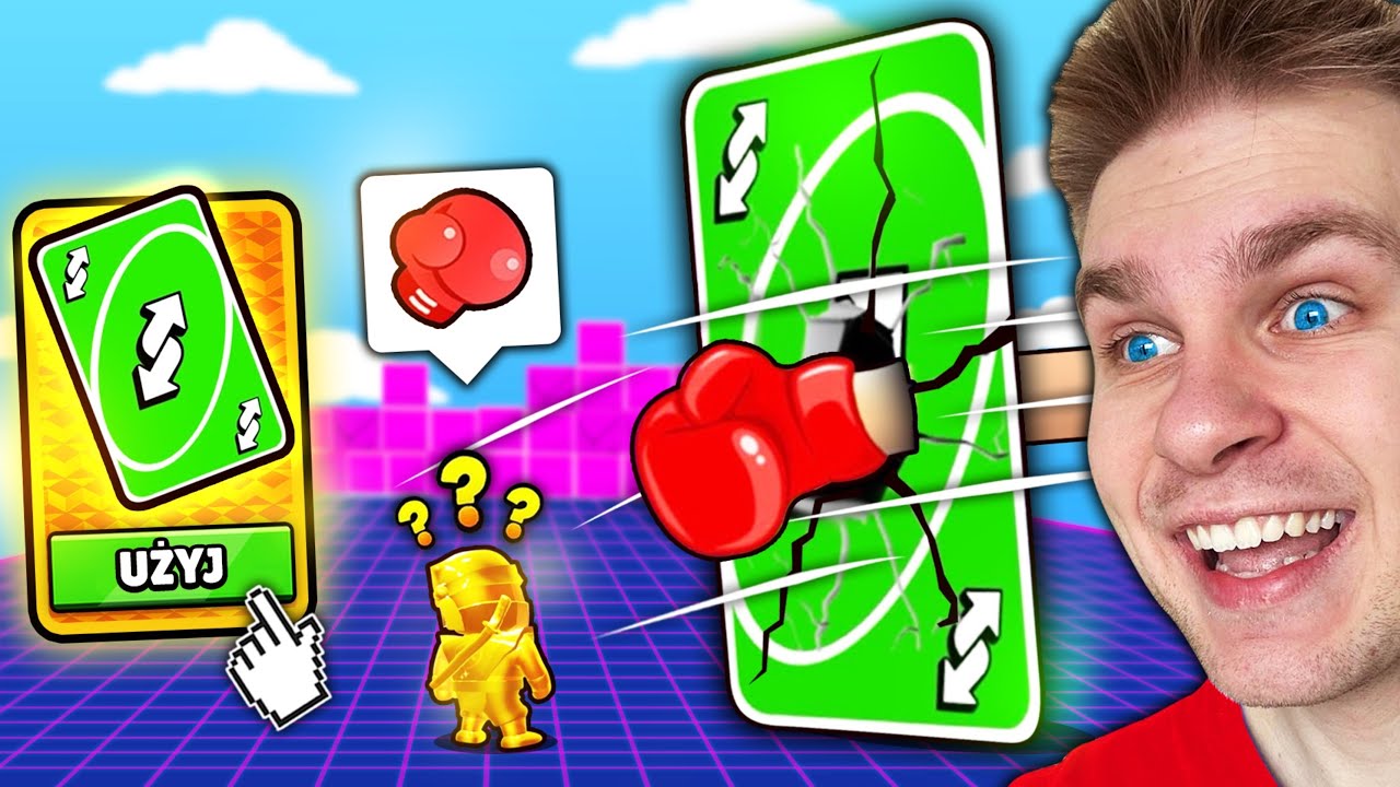 Musiałem ⚠️ WYDAĆ *1500 ZŁ* by KUPIĆ ✅ EMOTKĘ (KARTA UNO REVERSE) 🃏 *NA ODWRÓT* 🚫 w Stumble Guys!