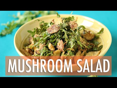 Video: Fried Champignon Salad