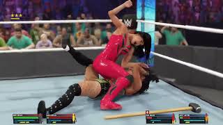 Wwe The Bella Twins Vs Toxic Attraction Live