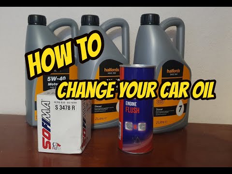 How to change your car oil – On A Mitsubishi Colt