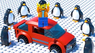 LEGO Car Parking Fail - Penguin Attack