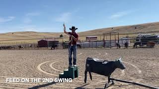 Heeling Lesson 1.0 How to Rope the Dummy. Team Roping