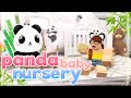 Panda Theme Nursery Room SpeedBuild | Bloxburg Baby Update