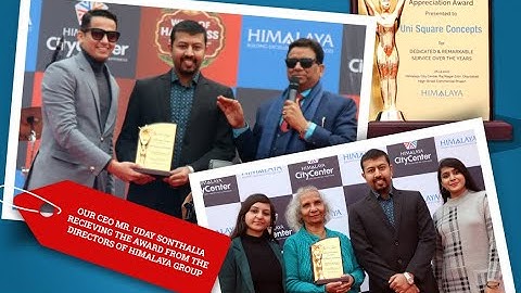 Uni Square Concepts bestowed with a Long Service Award by The Himalaya Group for remarkable services