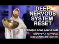 Deep nervous system reset  3 hour relaxing sound bath