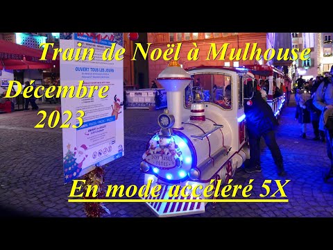 Mulhouse. 6 décembre: un tour en petit train pour découvrir la ville