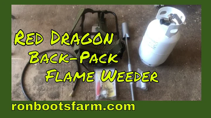 Flame Weeder  - Red Dragon Propane Torch Back-Pack Kit 400,000 BTUs !!!