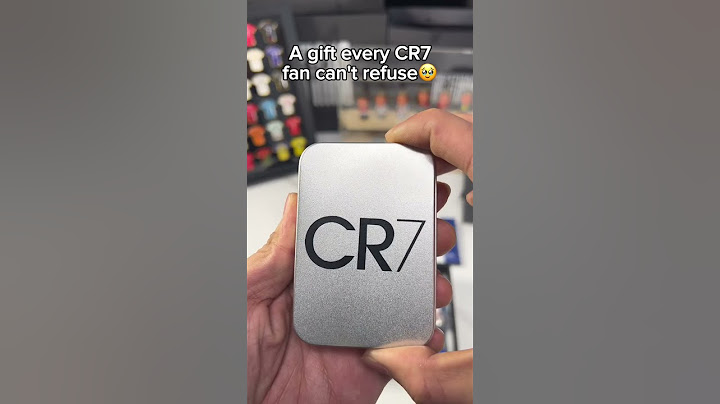A gift every CR7 fan can't refuse#cr7 #cristianoronaldo #realmadrid