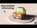 Easy method of texturing - 3Ds max, Vray (Toy car part 2)