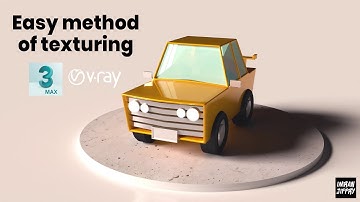 Easy method of texturing - 3Ds max, Vray (Toy car part 2)