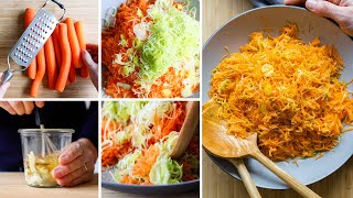 Easy Grated Carrot Salad