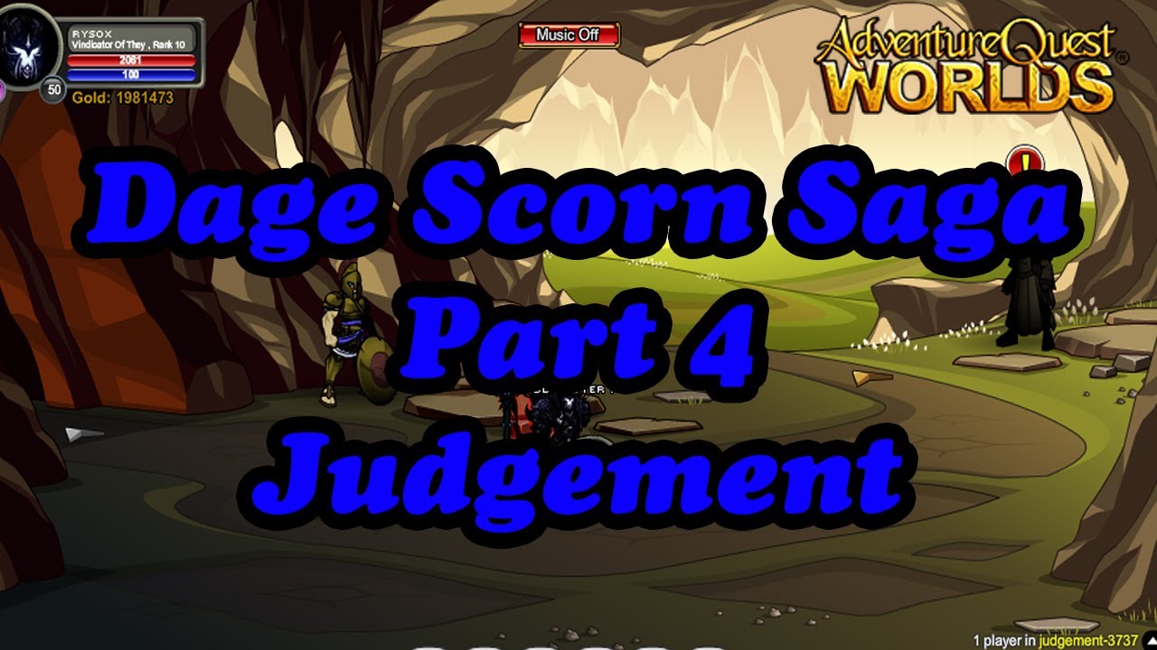 AQW - Dage Scorn Saga Part 4 (/join Judgement Walkthrough)