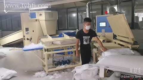 Pillow blowing machine/pillow filling machine/pillow making machine/pillow stuffing machine