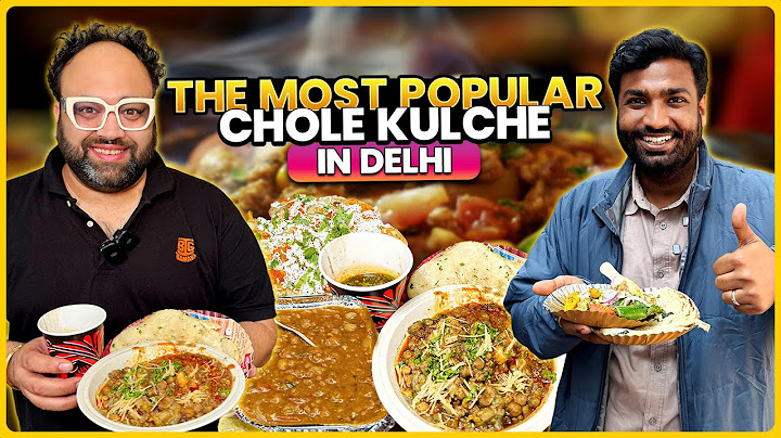 The Most Popular Chole Kulche In Delhi | Street Food Of India