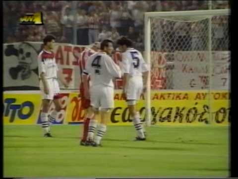 olympiakos vs slavia sofia 1-0 1995-96 uefa cup
