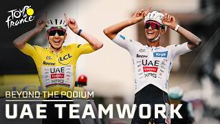 Tadej Pogacar helps keep teammate Isaac Del Toro on GC podium with selfless ride | Beyond the Podium