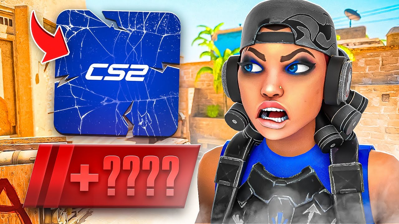 Um jogador de VALORANT jogando PREMIER no CS2 pela PRIMEIRA VEZ!