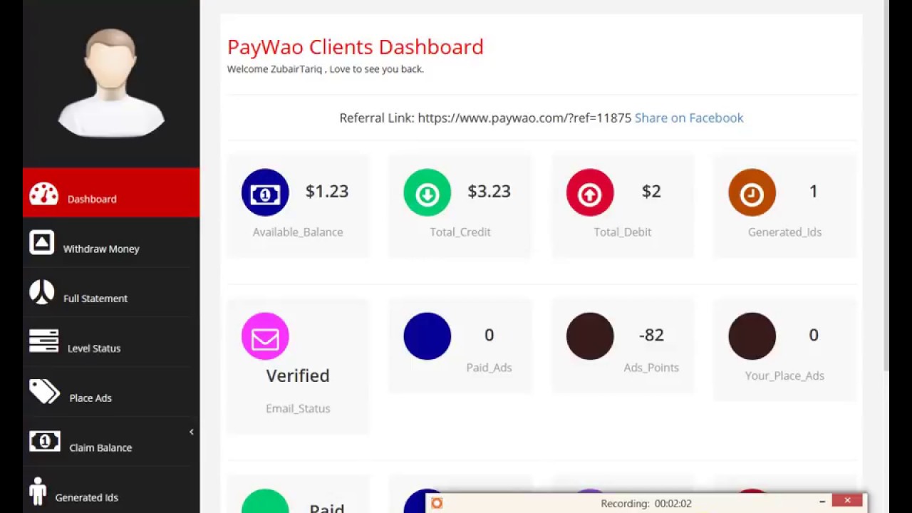 How to work on Paywao after the zero of Paid Ads