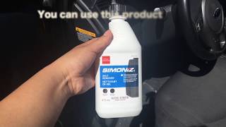 This salt remover product is easy to use and effective , video a
tutorial of how it.