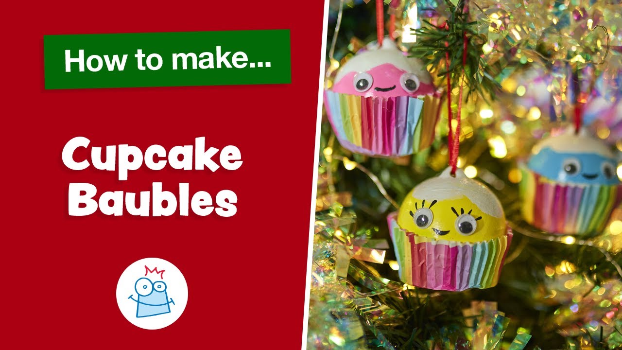 How To Make A Cupcake Baubles Baker Ross YouTube how-to-make-a-cupcake-baubles-baker-ross-youtube