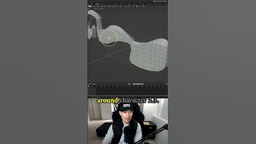 Pull multiple vs individual edge loops - making a 3d game character in Blender - 2.3: Gee The Genie