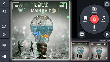 New Bulb Photo Art Video Status Editing With KineMaster by Sajjad Creation 2020