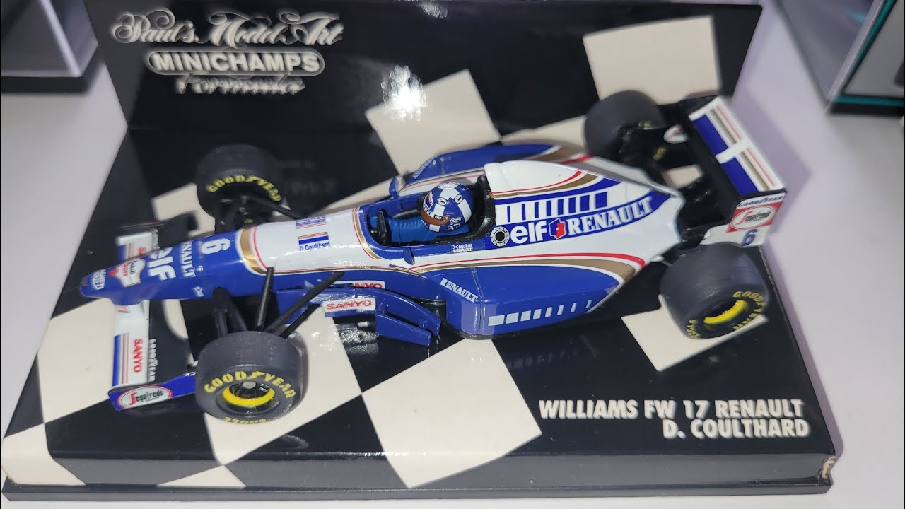 Minichamps Williams FW17 - David Coulthard 1995 F1 diecast review