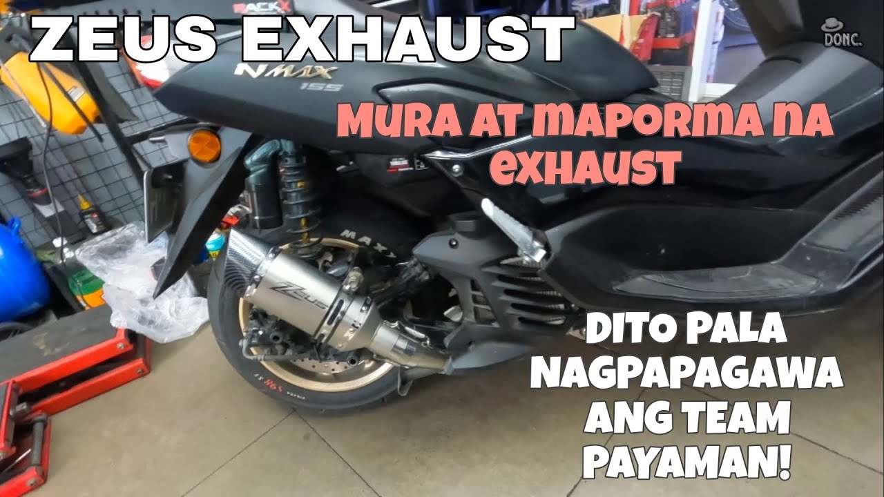 ZEUS EXHAUST | NMAX V2 | TUNOG BIG BIKE - YouTube