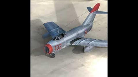 Mig-15 North Korean Air Force 3D model from CGTrader.com