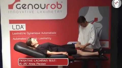 Lachman Test vs New Medical Device: GNRB arthrometer