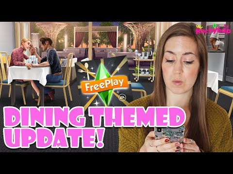 The Sims Freeplay Dining themed update! [Early Access]