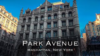 Strolling through Park Avenue: A NYC Walking Tour from Union Square | 4K video