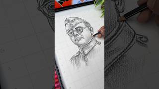 Independence Day Drawing Subhash Chandra Bose