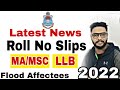 Roll No Slip - MA/MSC/LLB | PU Notice