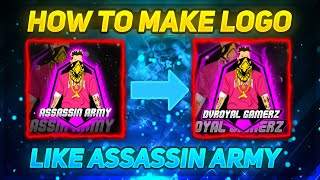 HOW TO MAKE LOGO LIKE ASSASSIN ARMY || BY DVEDITZ screenshot 2