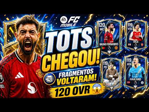🚨 TOTS CHEGOU no FC MOBILE! 😱 FRAGMENTOS VOLTARAM + CARTAS 120! 🔥 COMO FUNCIONA!